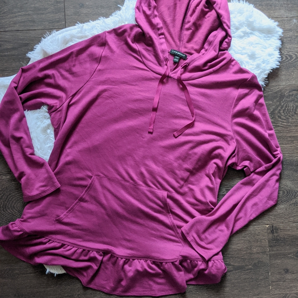 Lane Bryant Ruffled Sweatshirt